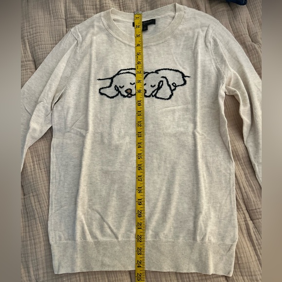 Like-New Banana Republic Factory Dog Intarsia Knit Crewneck Sweater 🐶 - Picture 11 of 13